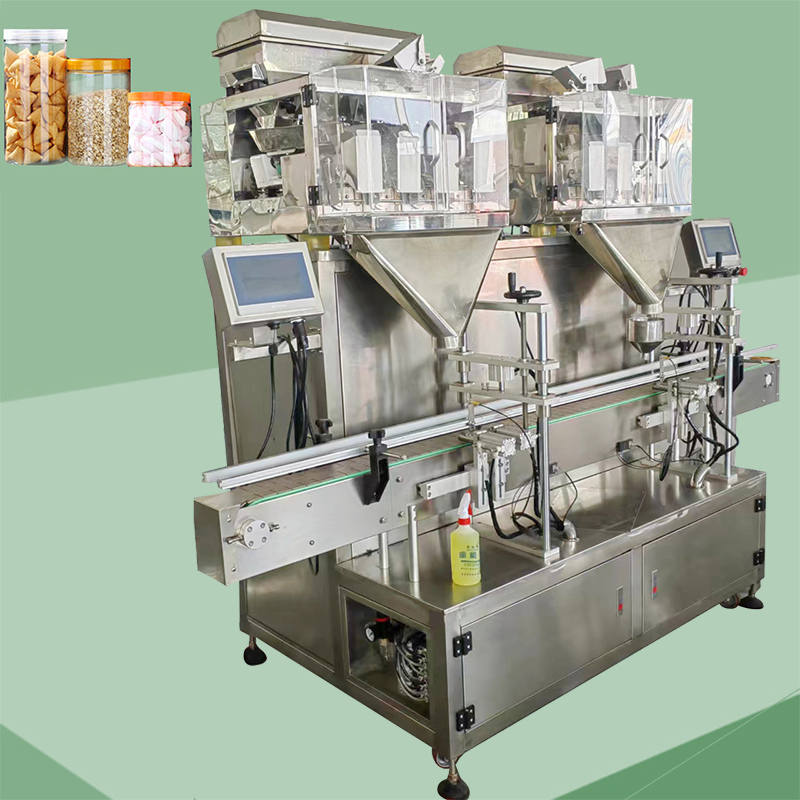 dual head filling bottles